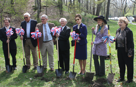 Ground breaking of Croatian Cultural Garden