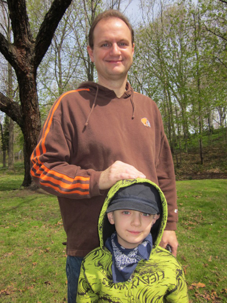 Gary Kotlarsic from the Polish Garden with son Gustav