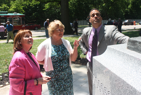 Sheila Murphy Crawford, Branka Malinar and Jeff Johnson