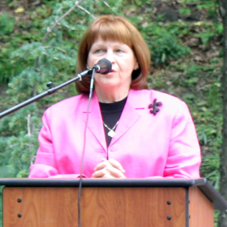 Cleveland Cultural Garden Federation president Sheila Murphy Crawford