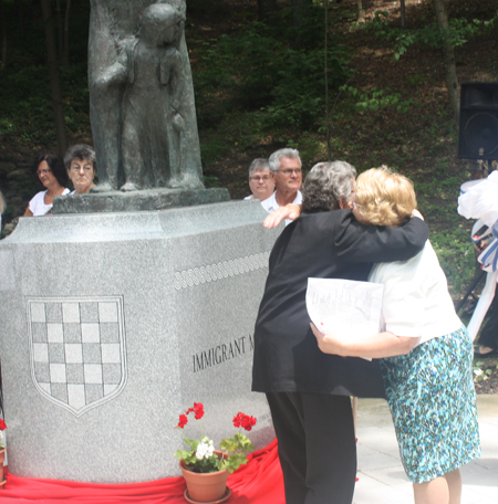 Immigrant Mother statue unveiling