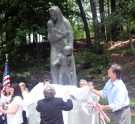 Immigrant Mother statue unveiling
