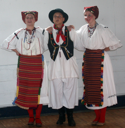 Cleveland Junior Tamburitzans in the ClevelandPeople.Com International Pavilion 