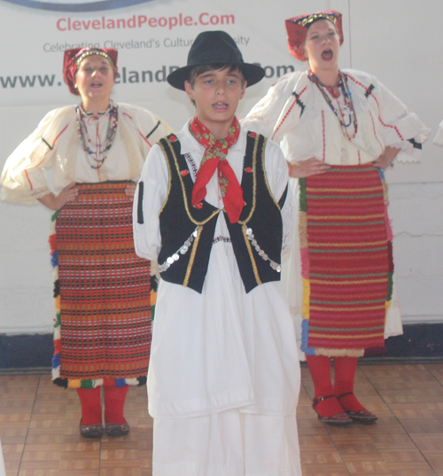 Cleveland Junior Tamburitzans in the ClevelandPeople.Com International Pavilion 