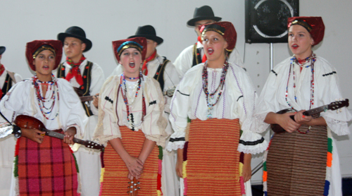 Cleveland Junior Tamburitzans in the ClevelandPeople.Com International Pavilion 