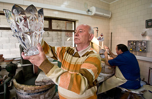 Making Samobor Crystal