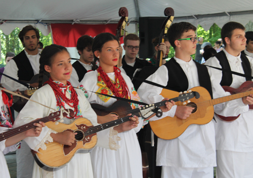 Cleveland Croatian Tamburitzas performing