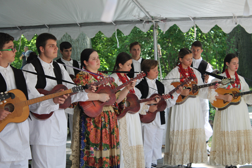 Cleveland Croatian Tamburitzas performing