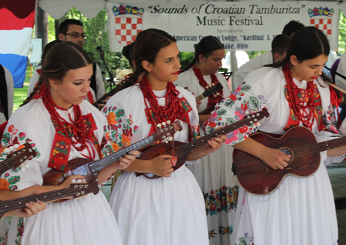 Cleveland Croatian Tamburitzas performing