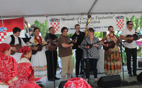 Cleveland Croatian Tamburitzas performing