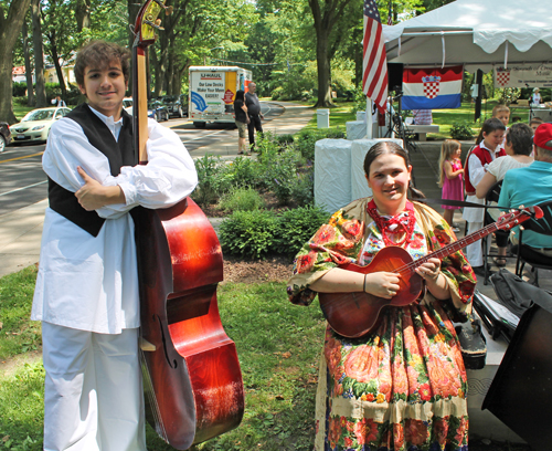 Cleveland Croatian Tamburitzas getting ready to play