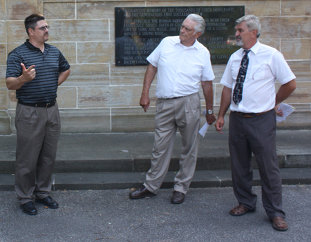 Eric Jirouch with father Edwin Jirouch and Paul Burik