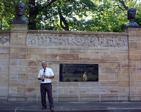 Paul Burik, President of the Cleveland Cultural Garden Federation