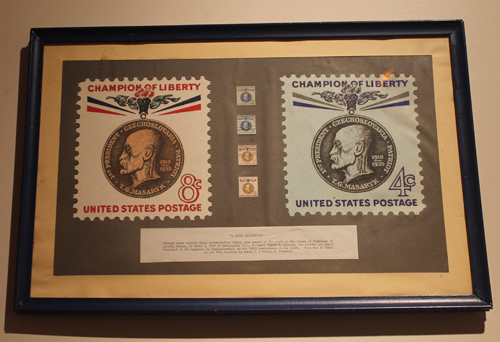 US postage stamp honoring Tomas Masaryk