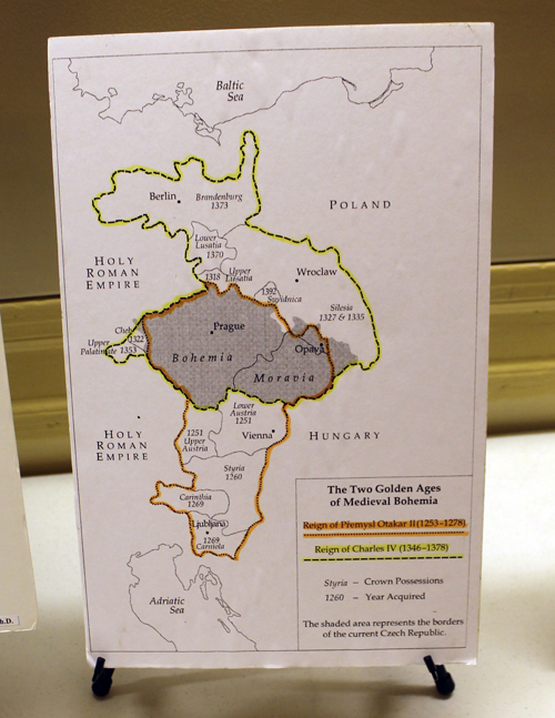 Map of Medieval Bohemia