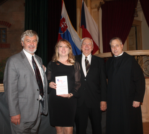 Paul Burik, Denise Ivan-Antus, Stephen Sebesta and Fr. Michael Brunovsky