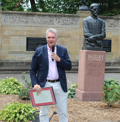 Chris Ronayne in Czech Garden