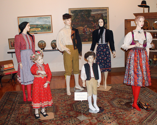 Traditional costumes from Domazlice in the Czech Museum