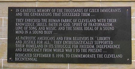 Czech Cultural Garden in Cleveland - Czech Immigrants (photo by Dan Hanson)