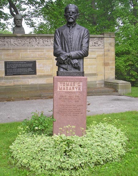Tomas Masaryk - Czech Cultural Garden in Cleveland - (photo by Dan Hanson)