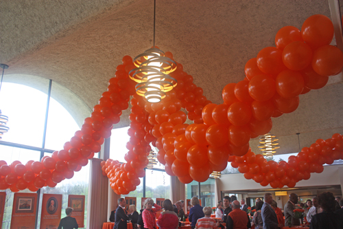 Orange Balloons at Dutch King's Day in Cleveland