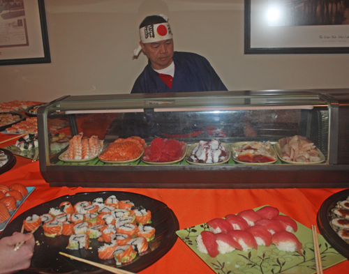 Sushi bar at King's Day