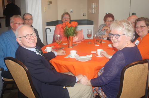 Table at Dutch King's Day