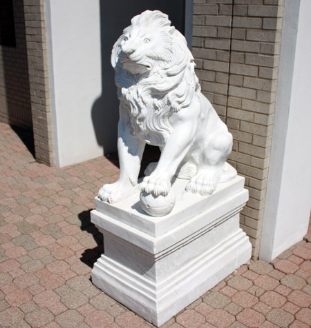 Lion at St. Mark Coptic Orthodox Church in Cleveland Ohio