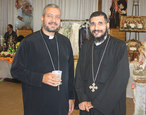 Father Marcos Ghali and fellow Priest at the Egyptian Festival in Cleveland
