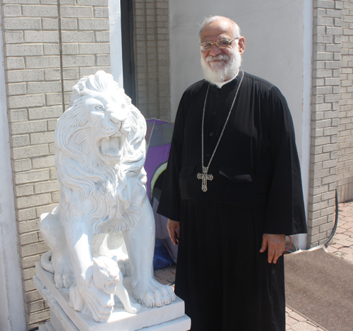 Father Mikhail and Lion of St. Mark