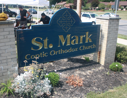 St. Mark Coptic Orthodox Church sign