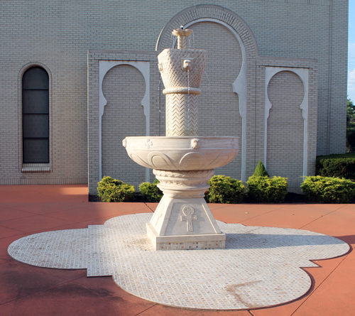 Fountain in H.H. Pope Shenouda III Courtyard