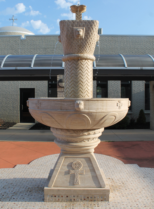 Fountain in H.H. Pope Shenouda III Courtyard