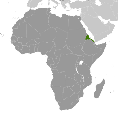 Map of Eritrea