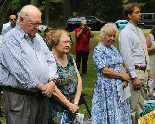 Bob and Anda Cook and Erika Puussaar during invocation