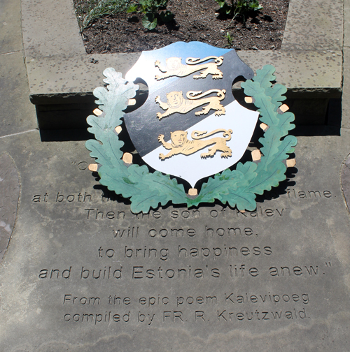 Crest in Estonian Cultural Garden