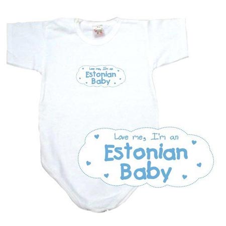 Love an Estonian baby onesie