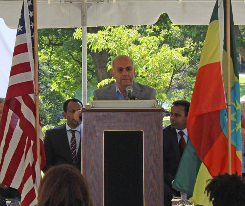 Dr. Wael Khoury, President of the Cleveland Cultural Gardens Federation