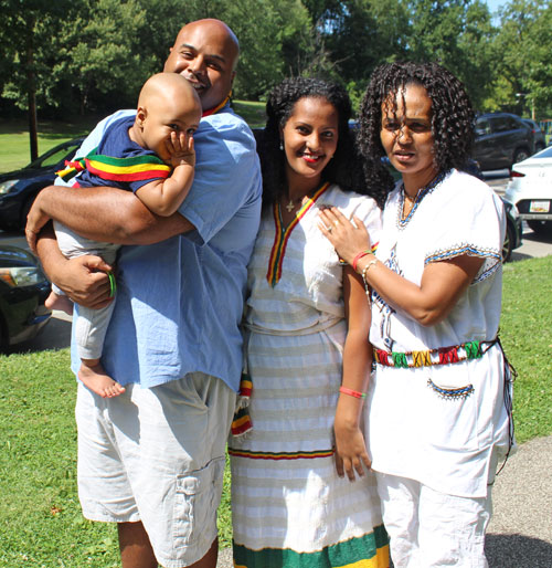 People at Ethiopian Garden dedication