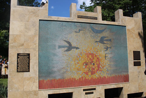 Back side of Ethiopian Garden mural