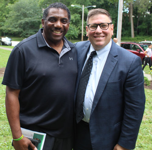 Joe Cimperman at Ethiopian Garden dedication