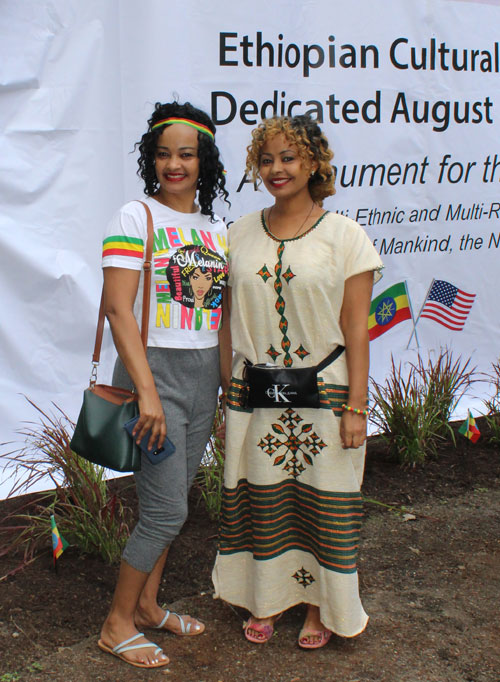 Ladies at Ethiopian Garden dedication