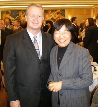 Cuyahoga County Prosecutor Bill Mason and Margaret Wong