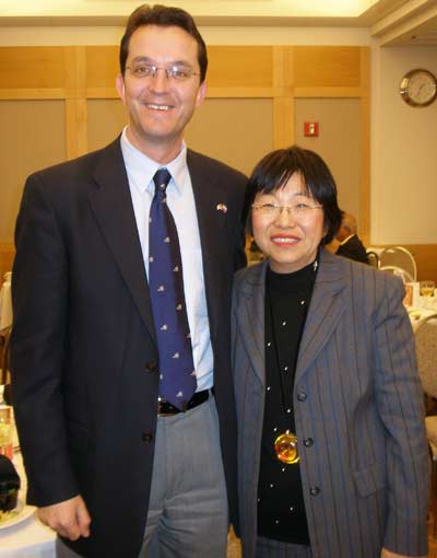 Slovenian Consul Dr. Zvone Zigon and Immigration Attorney Margaret W. Wong