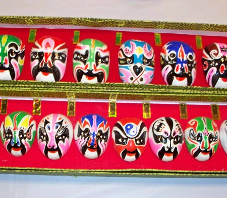 Chinese masks on display at CSU