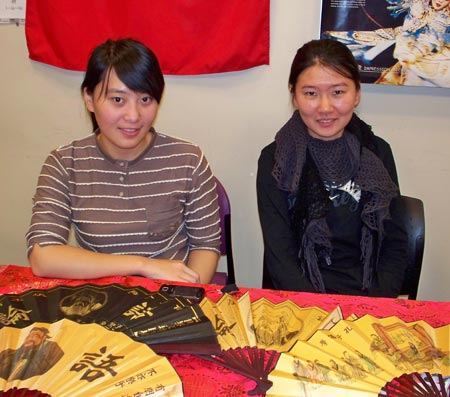 Chi Ma and Wenjing Wang of the Confucius Institute at CSU