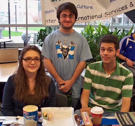 Mary Matzorkis, John Kopasakis and Matt Saunders