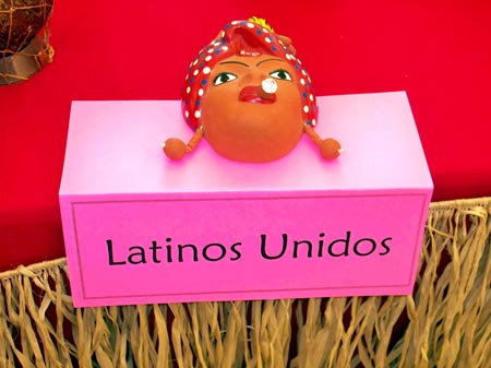 Latinos Unidos display at CSU International Day 2009