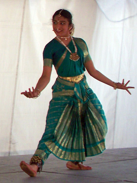 Indian girl dancing