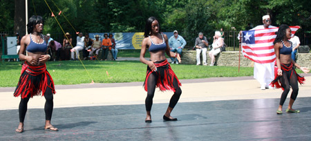 Liberian performers at the International Folk Festival in Cleveland Ohio